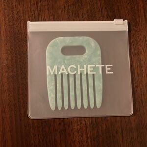New Machete hair comb Machete no. 4 comb in neon mint
